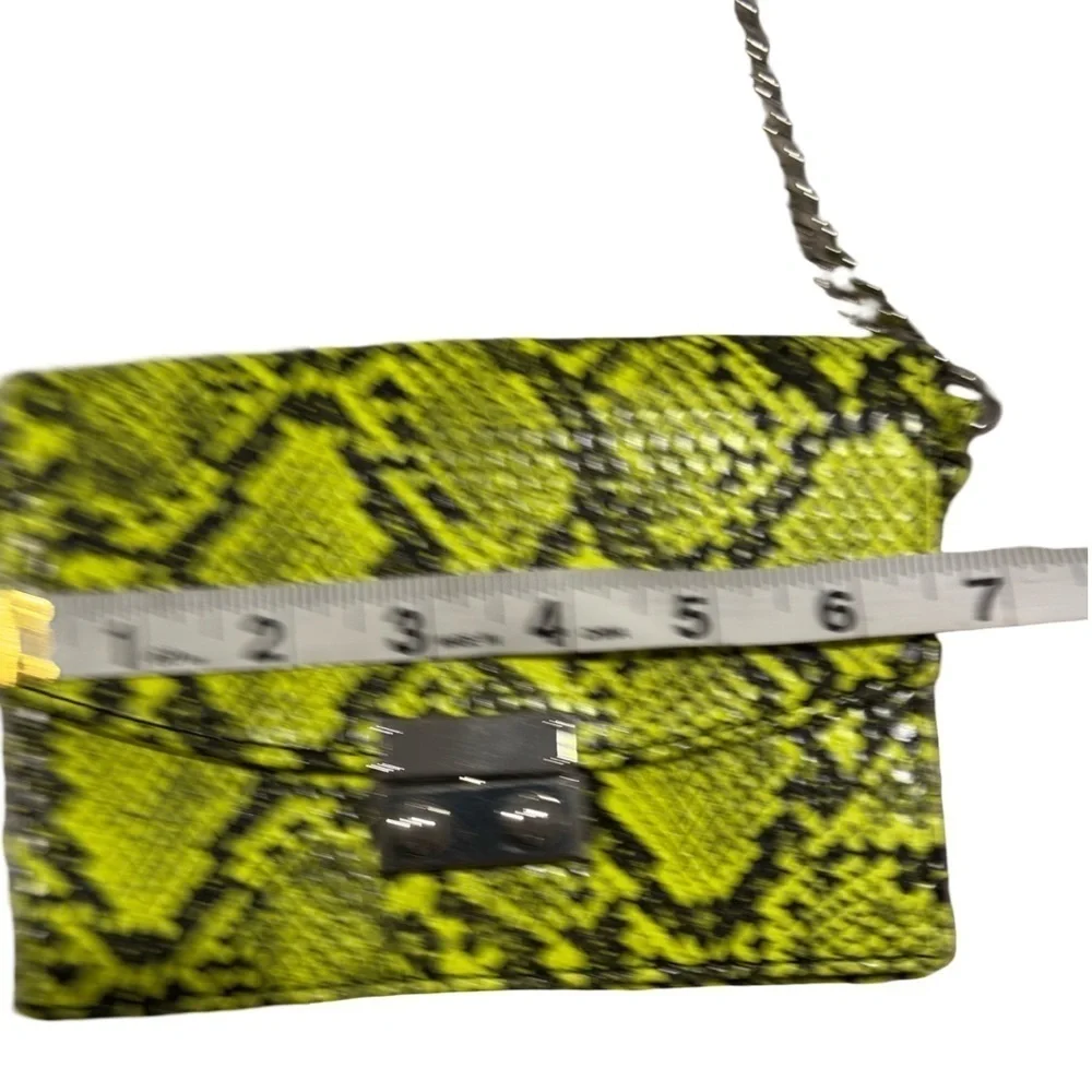Express Lime green Snakeskin faux leather Crossbody